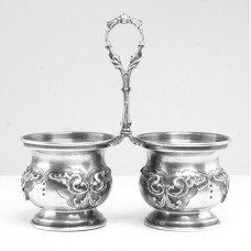 solnita dubla, din argint. neo-baroque. atelier norvegian. cca 1940